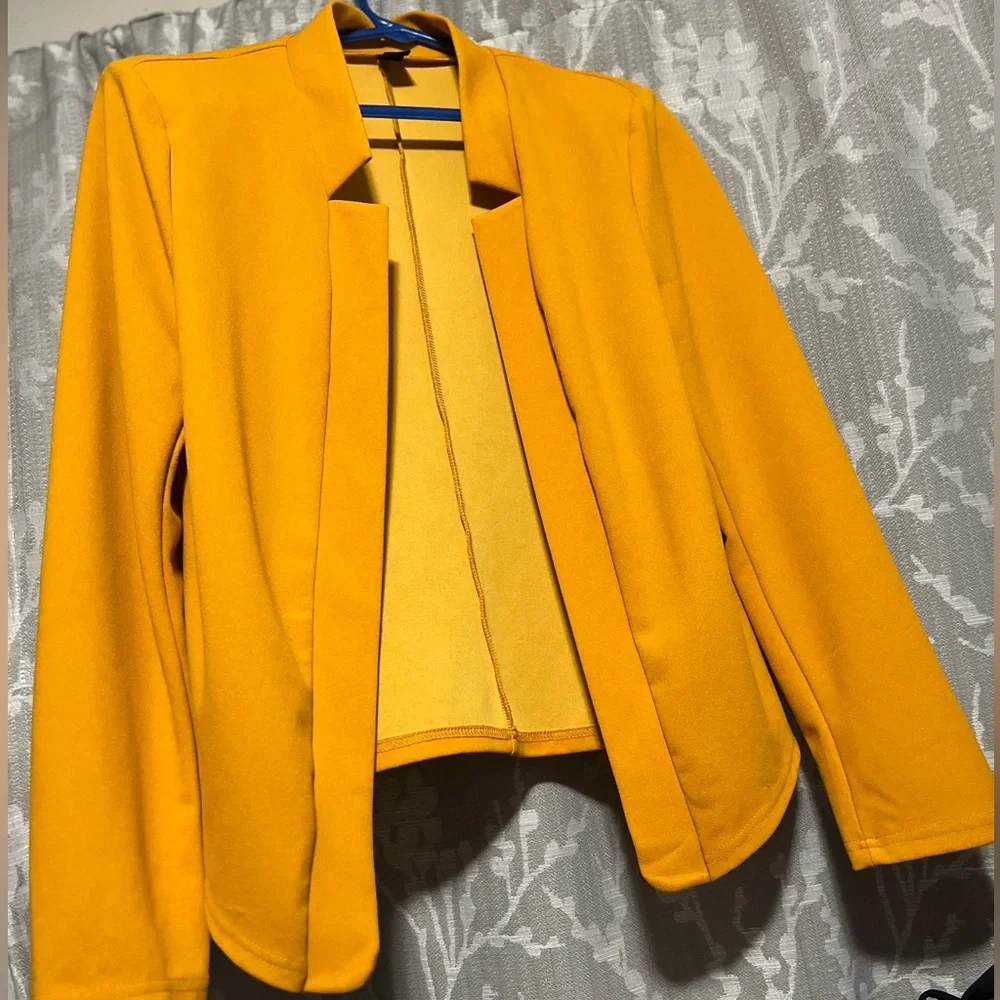 Women’s Blazer Jacket Size Large (With Shoulder pads) - Picture 4 of 12